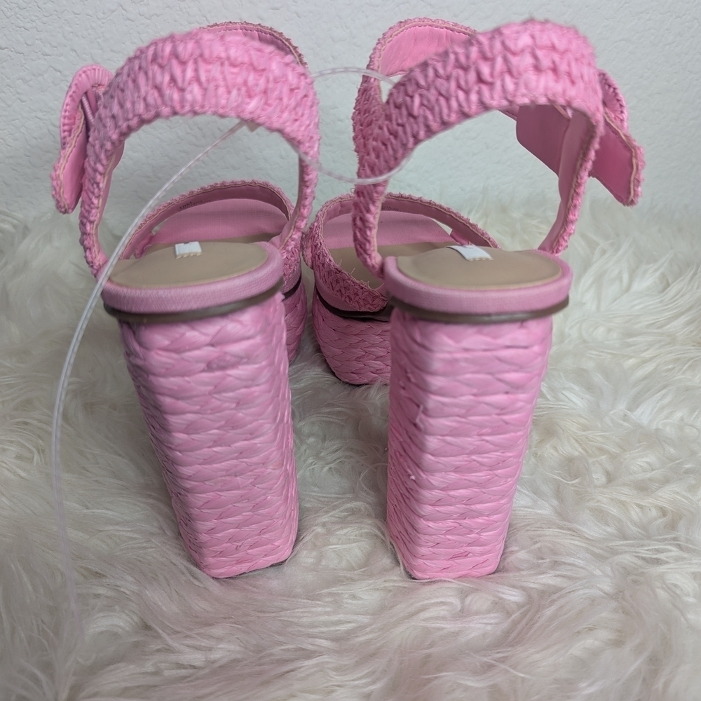 Gianni Bini Stylish Pink Platform Sandals - Picture 7 of 14